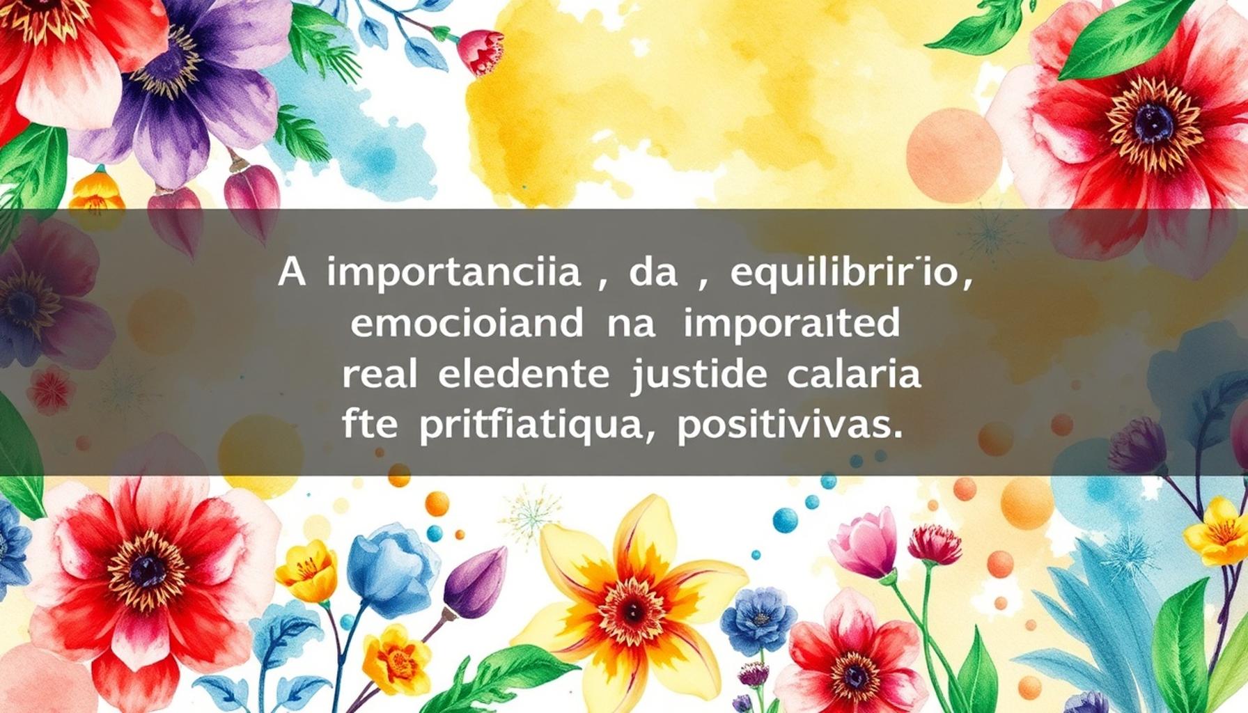 Boost Emotional Balance with Daily Positive Affirmations