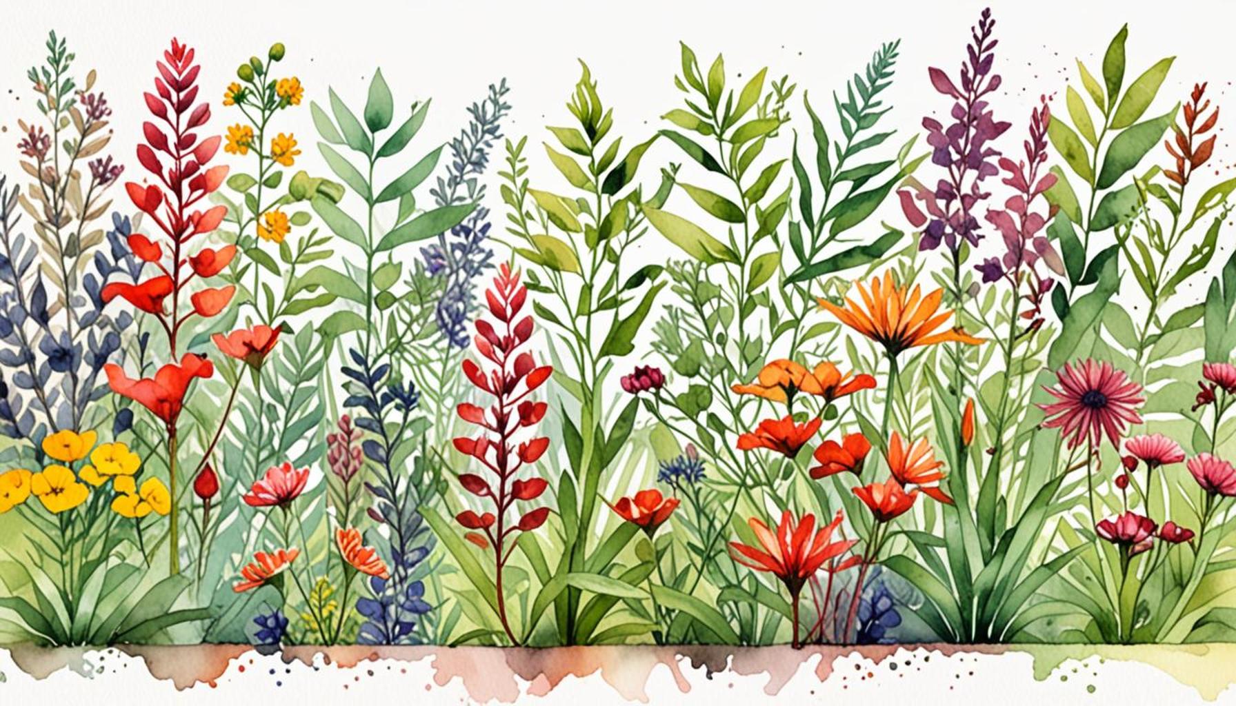 Selection of native plants to promote biodiversity in your garden