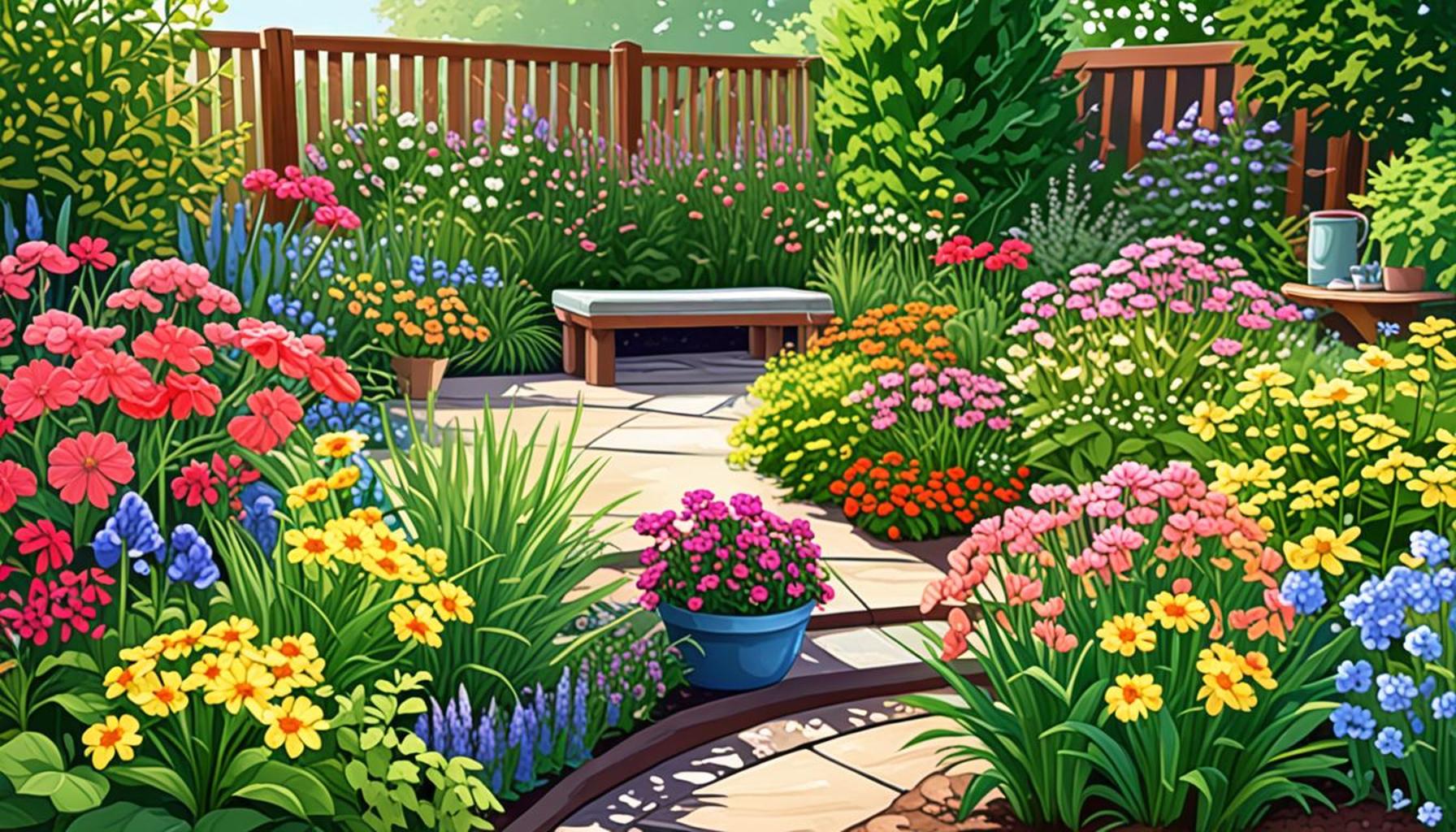 How to choose perennial plants for an easy maintenance garden
